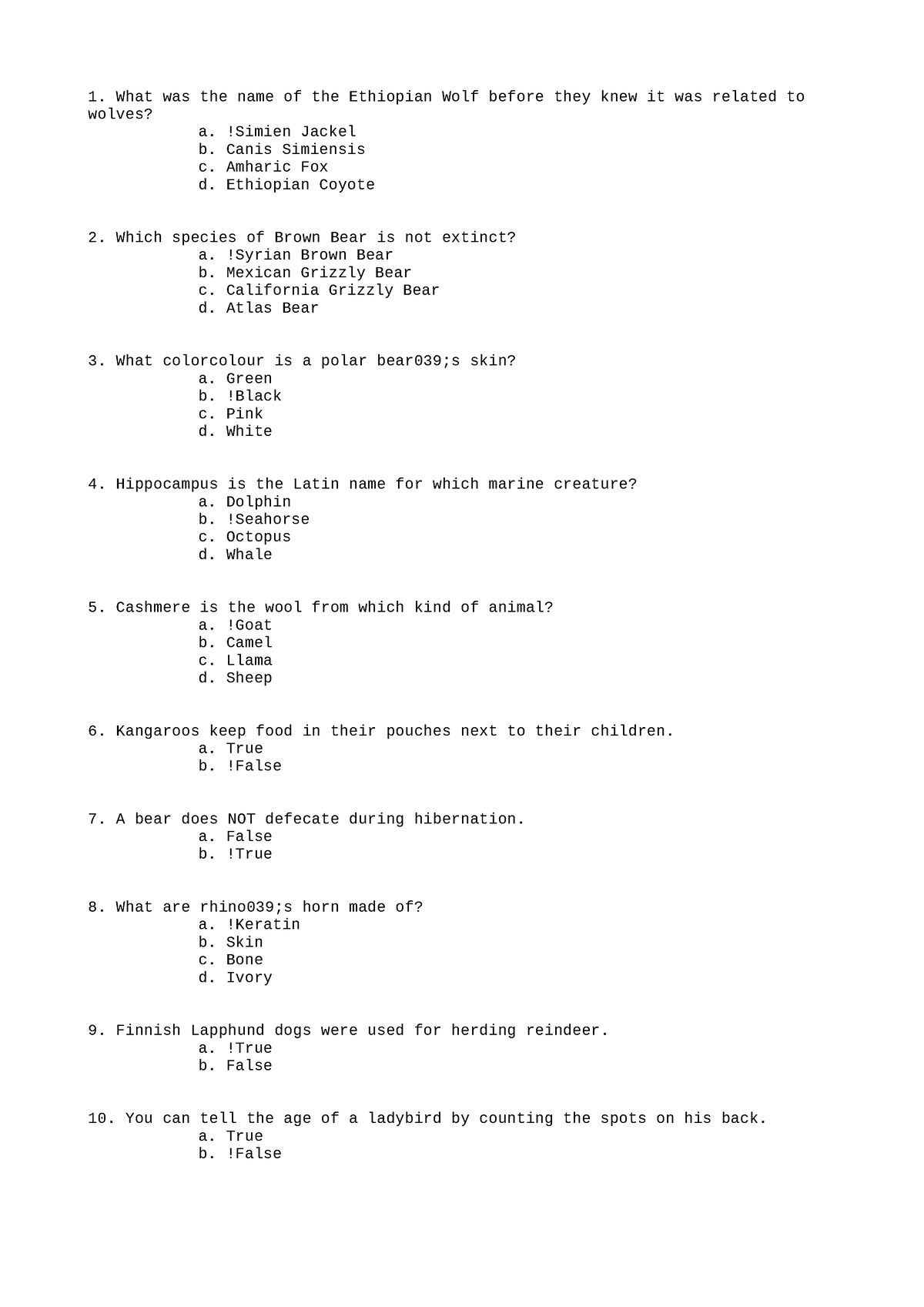 BMED208 Test Prep 8 - Literature - What was the name of the Ethiopian ...