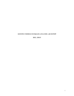 Chi-squared lab notbook - September 9th, 2023 Objective The study of ...