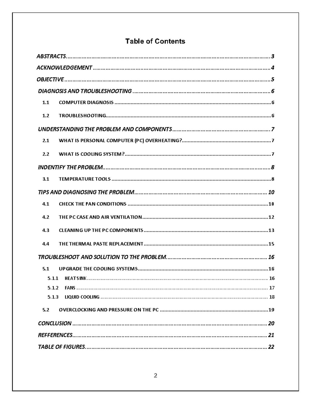 IMS455 - Computer Diagnosis & Troubleshooting - Table of Contents ...