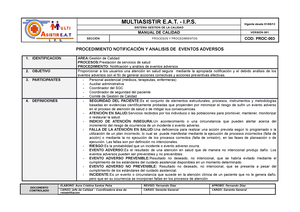 Procedimiento Seleccion, Evaluacion Y Reevaluacion DE Proveedores ...