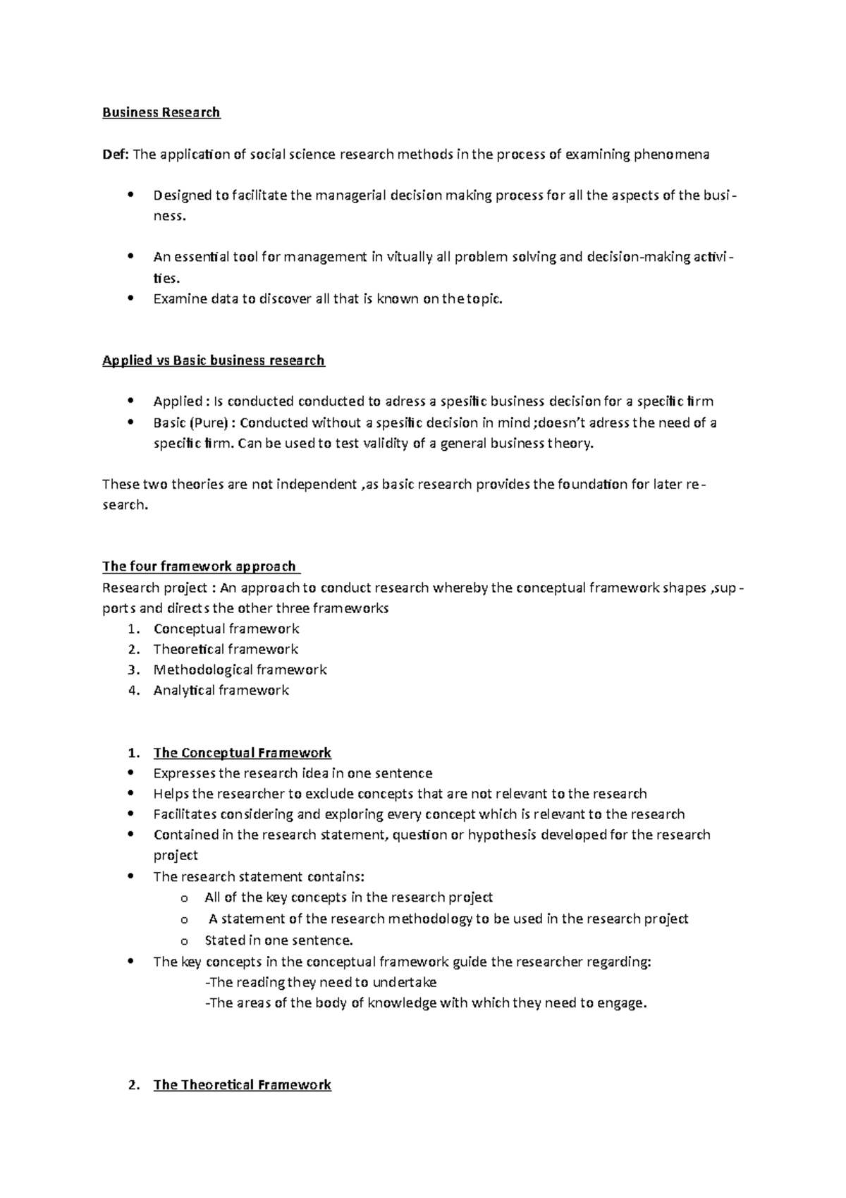 BEM 314 Cht 1 - These are summaries complied out of class notes ...