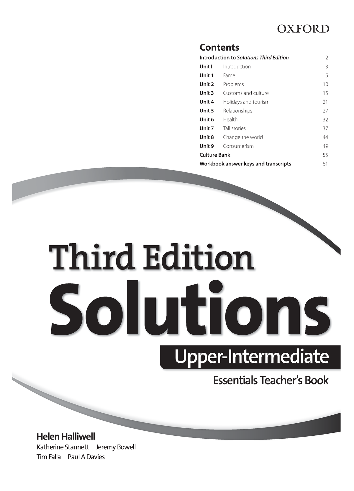 Solutions Upper-Intermediate 3ed Teacher 39 s Book - Solutions Helen  Halliwell Katherine Stannett - Studocu