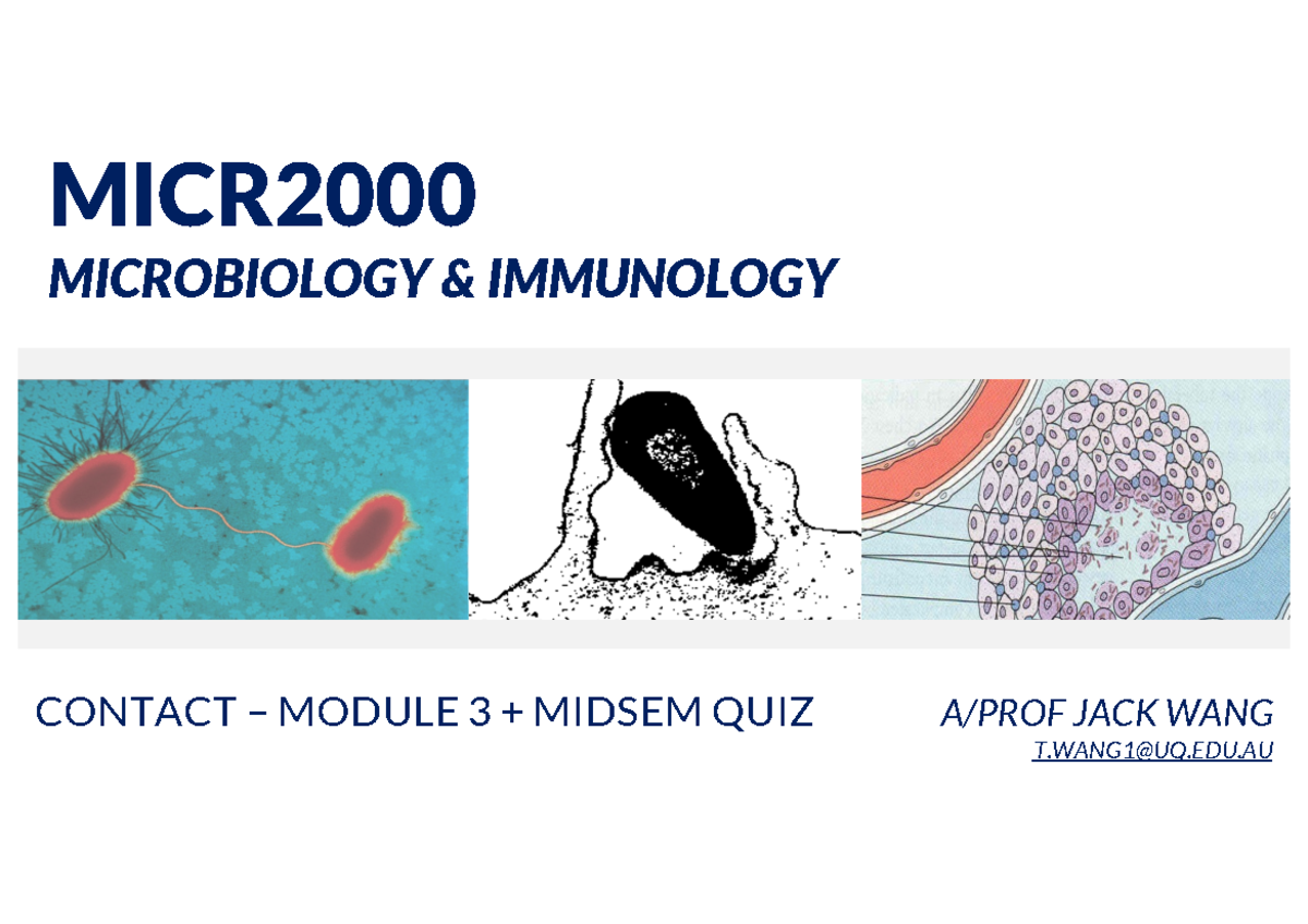 2022-C3-JW - Virology lecture - MICR MICROBIOLOGY & IMMUNOLOGY A/PROF ...