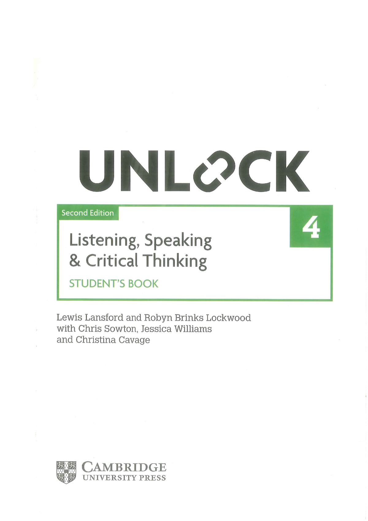 unlock listening speaking & critical thinking 2