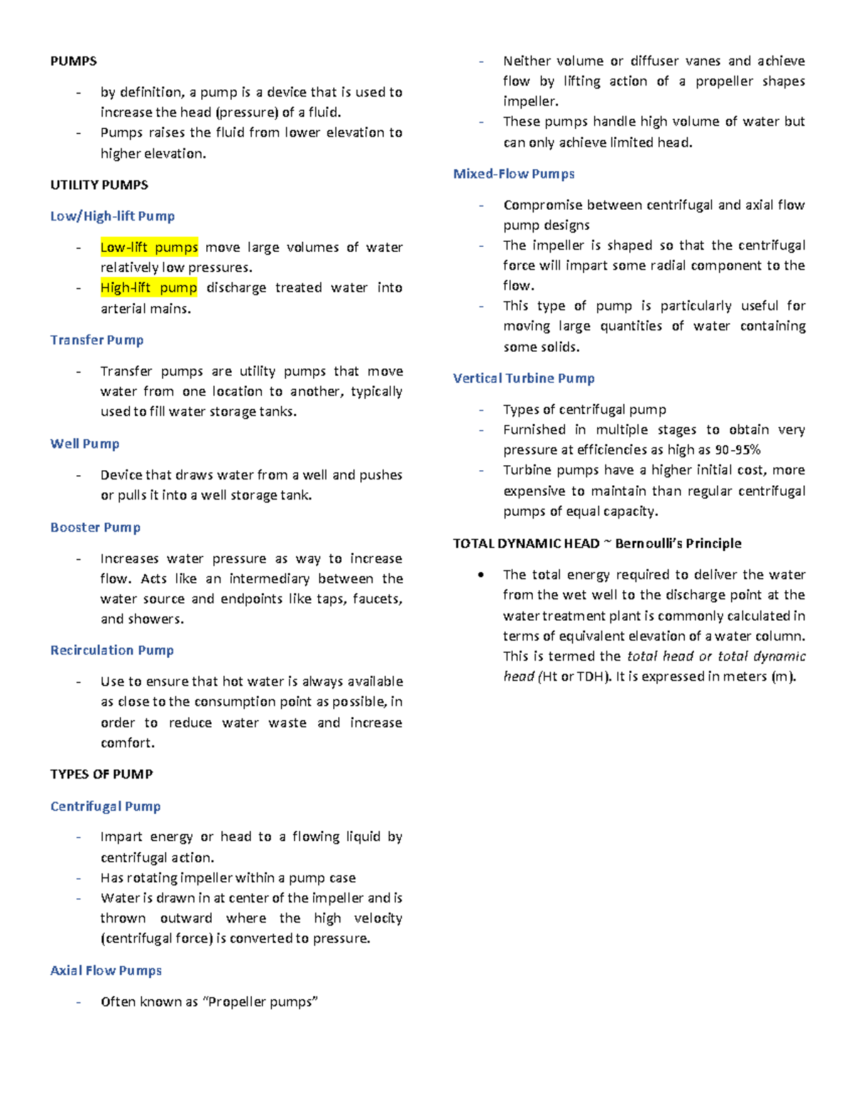 Pumps PUMPS by definition, a pump is a device that is used to