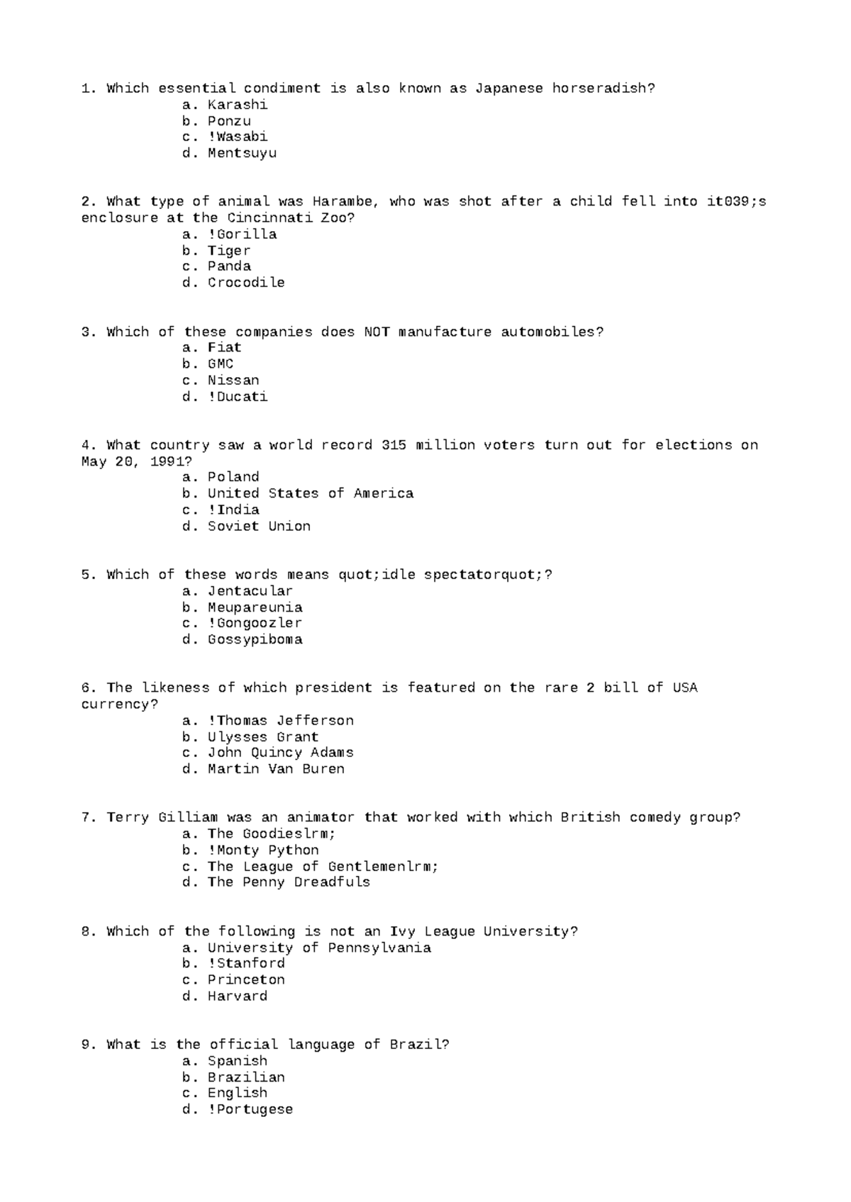 MED194 Final Spring 2023 10 Which essential condiment is also known