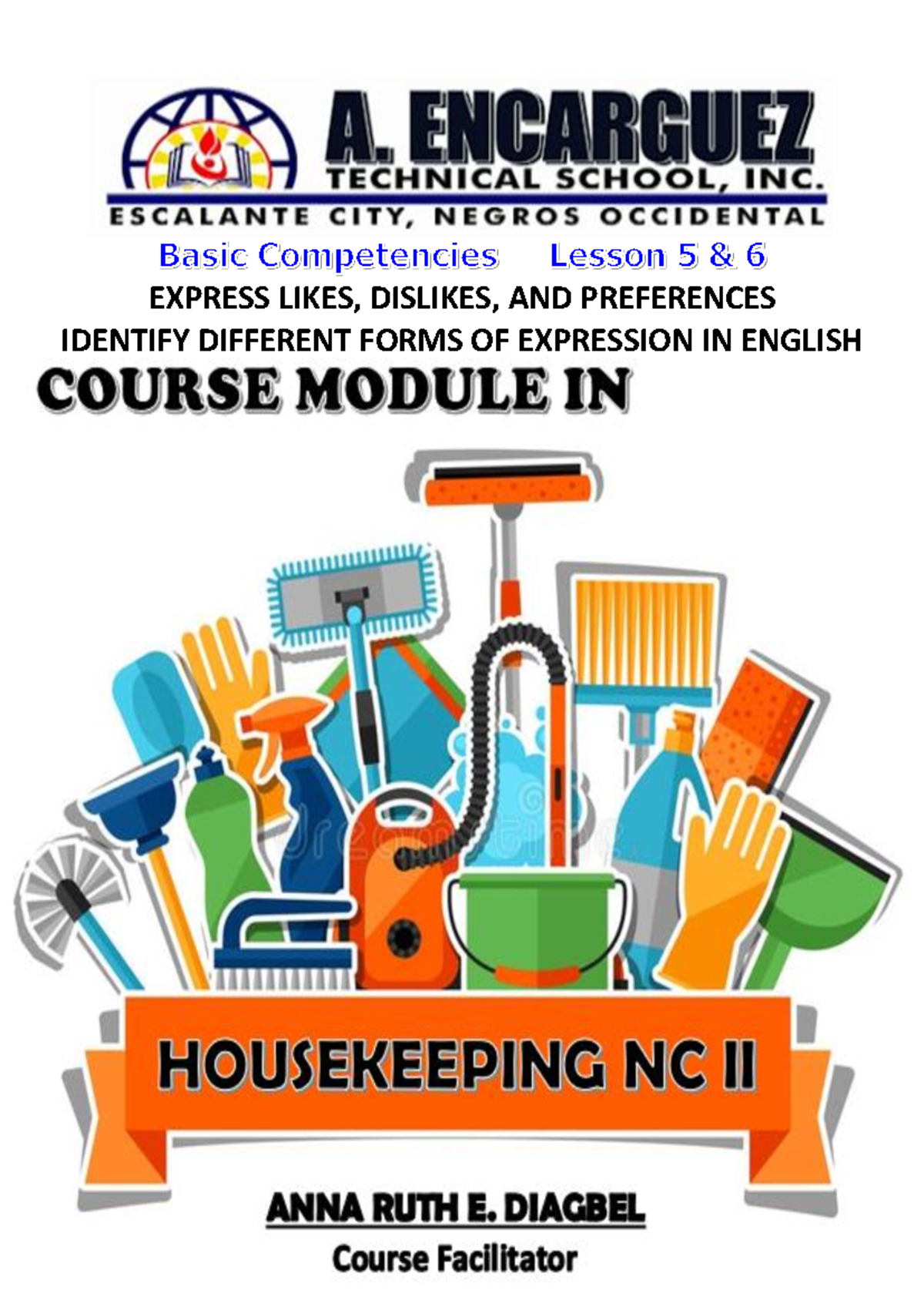 Housekeeping Basic Lesson 5 6 - ```````````````````````+ EXPRESS LIKES ...