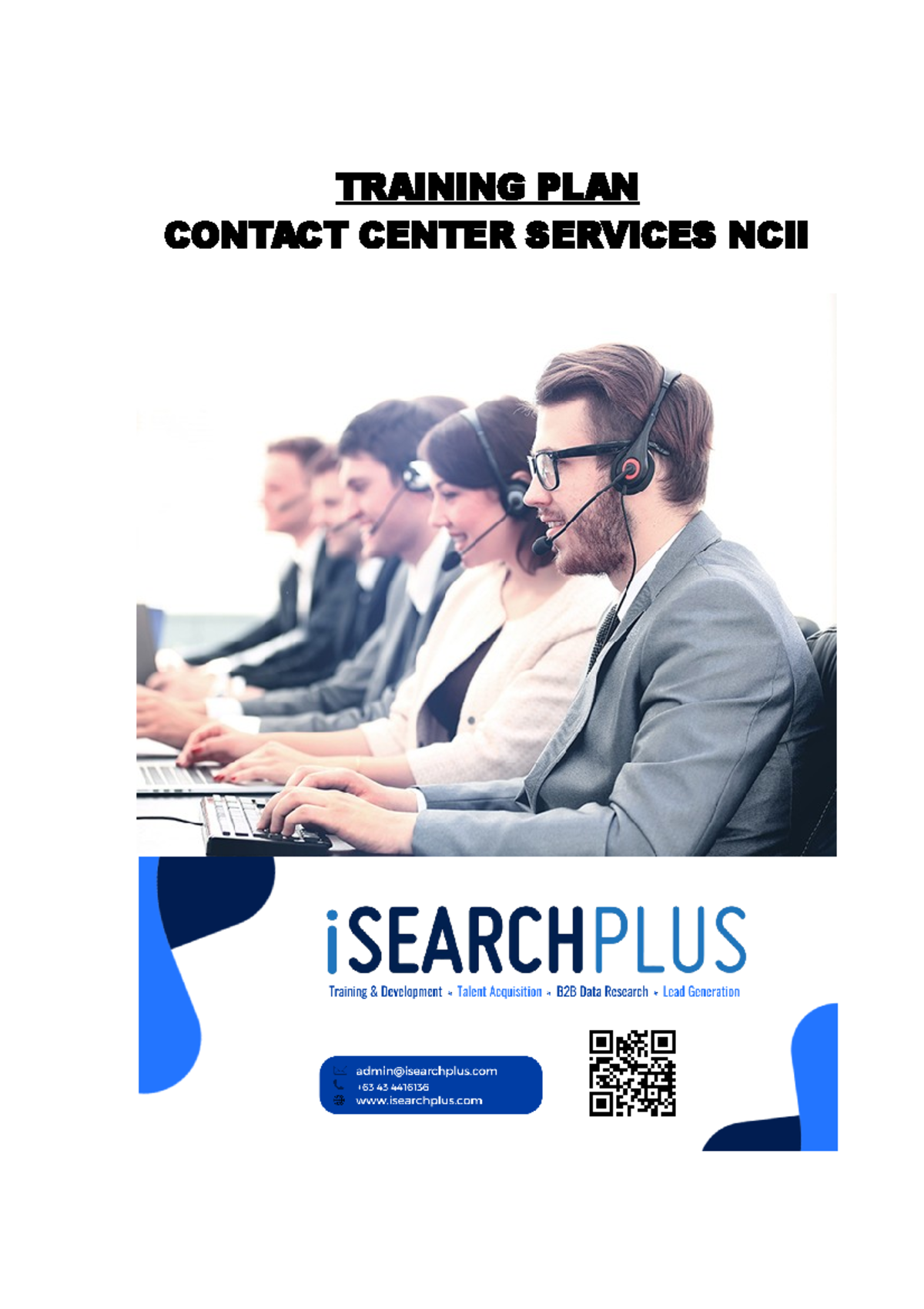 tp-common-training-plan-contact-center-services-ncii-training-plan