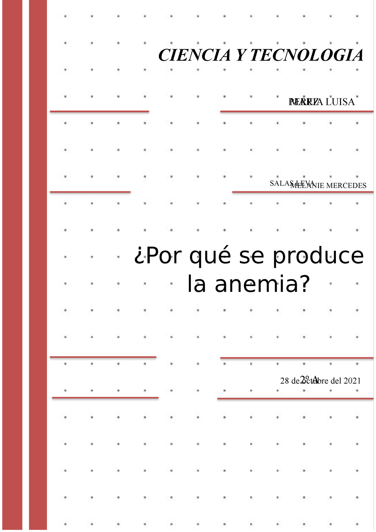 Explicamos Por Que Se Produce La Anemia ¿por Qué Se Produce La Anemia Ciencia Y Tecnologia 28 8102