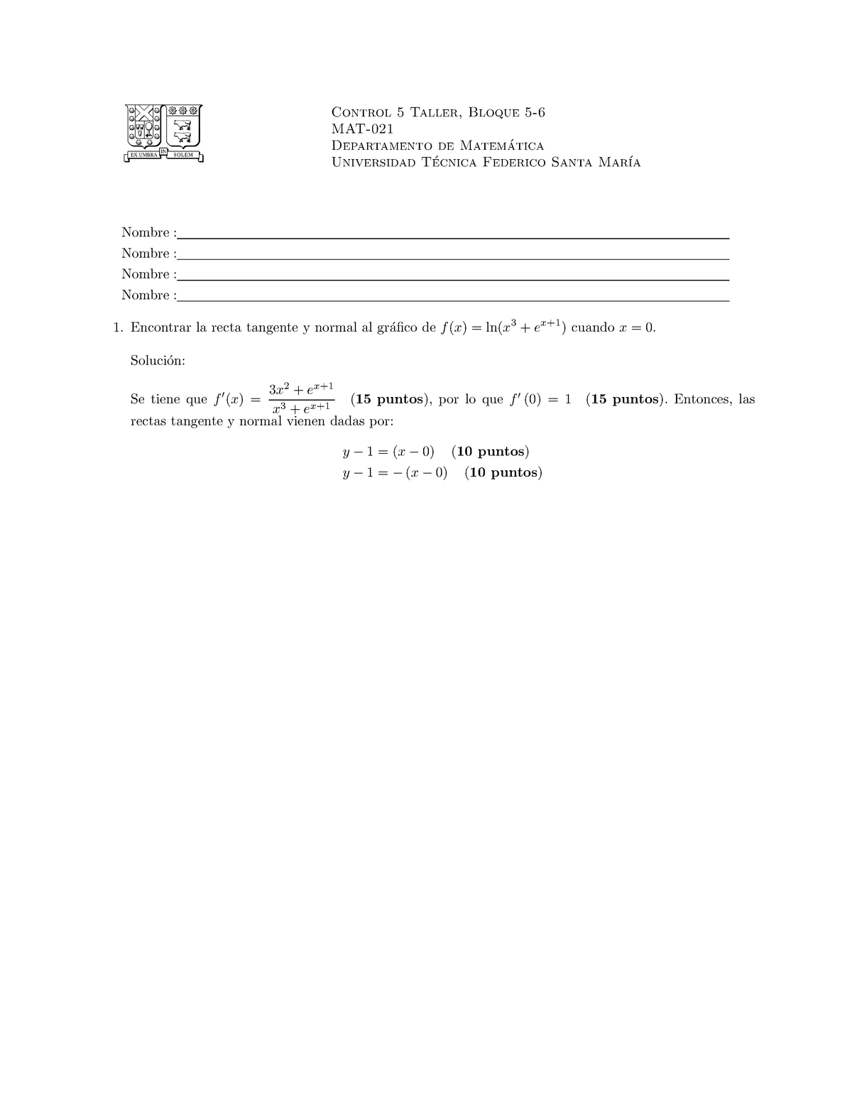 Examen De Muestra/práctica 2016, Preguntas Y Respuestas - Control 5 ...