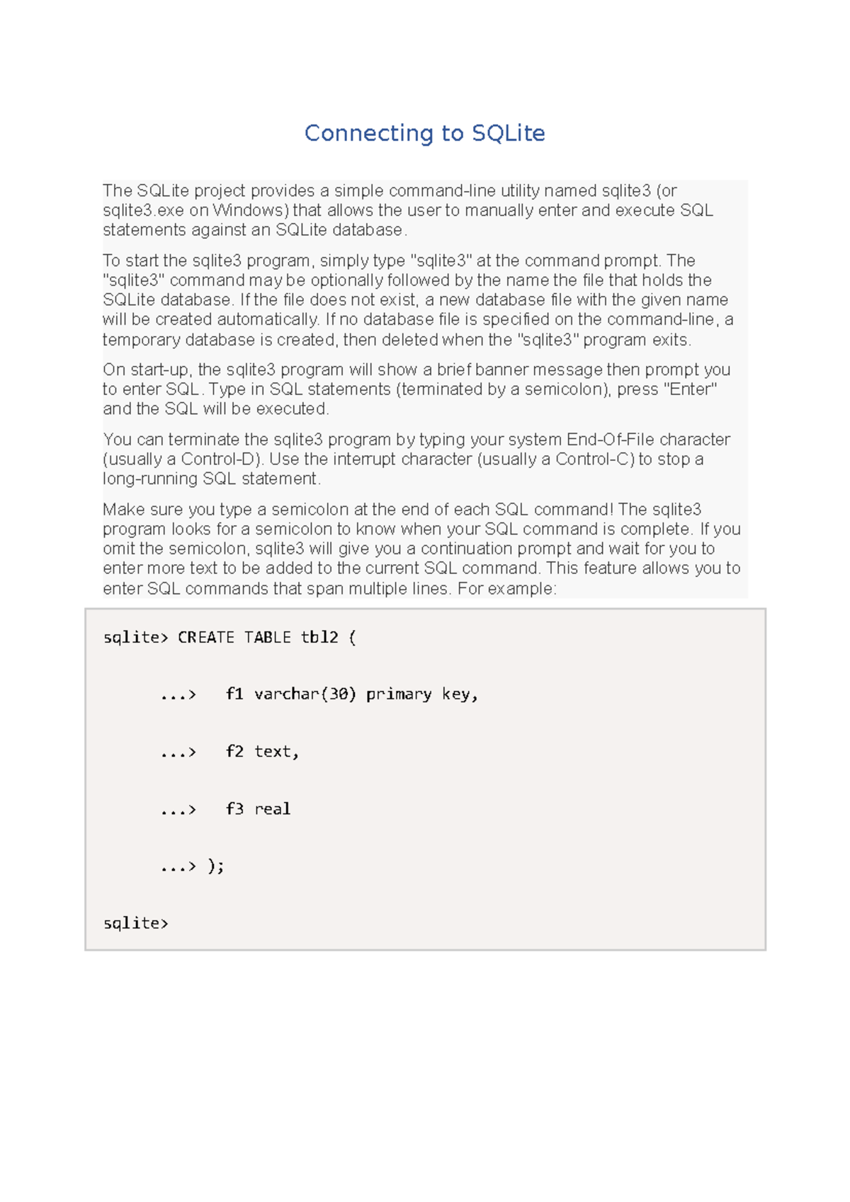 connecting-to-sqlite-please-do-the-dutiful-business-communications