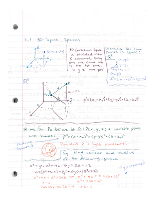 Lec 1 notes on Vectors - Vectors A Vector is an object / idea that has ...