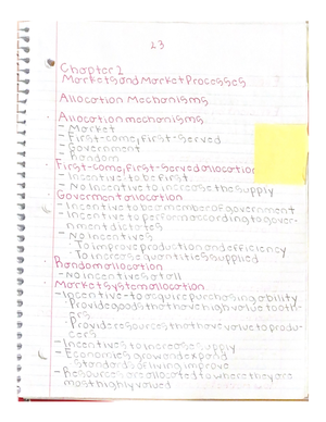 Chapter 4 Economics Notes - ECON 1301 - Studocu