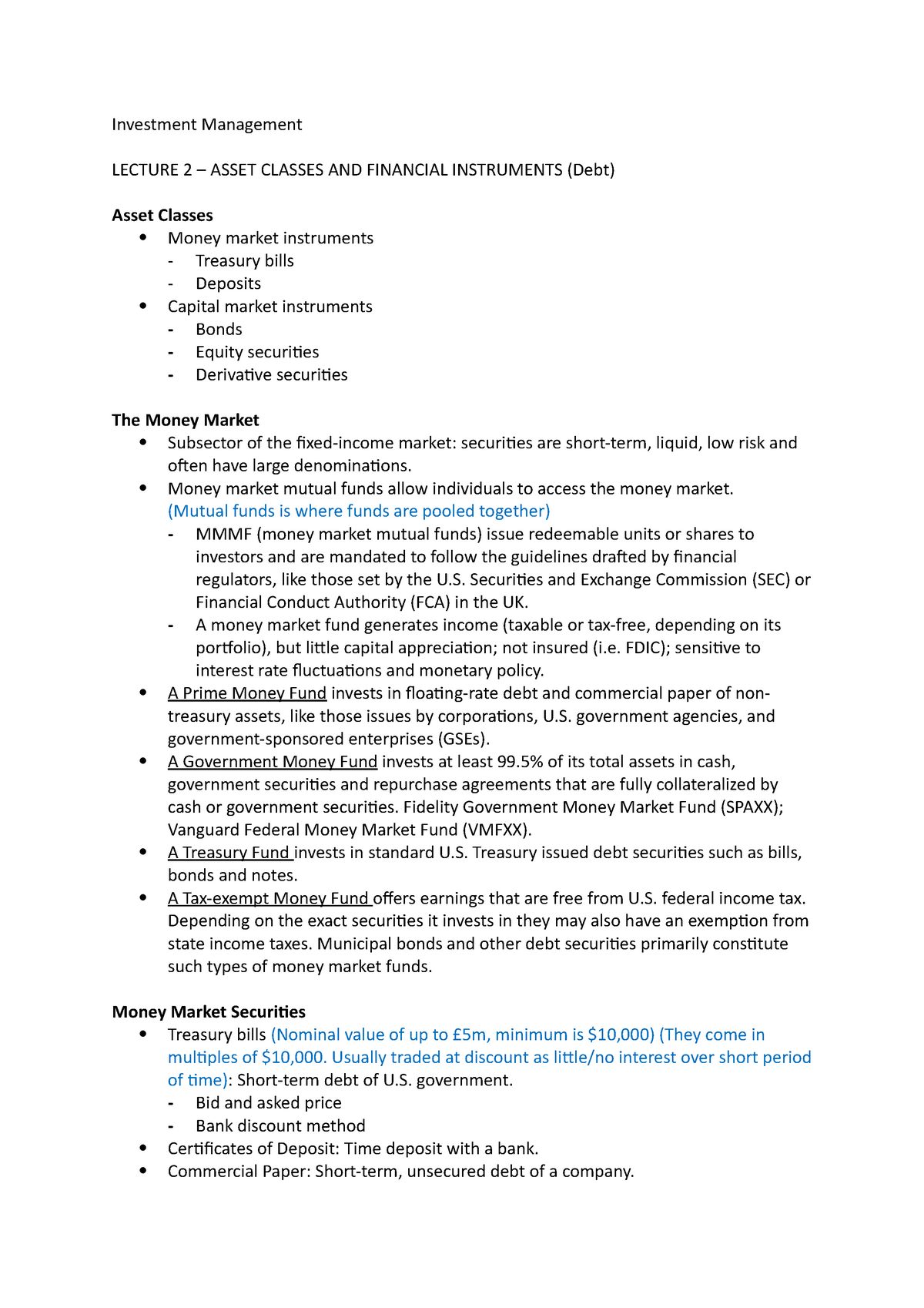 investment-management-lecture-notes-investment-management-lecture-2