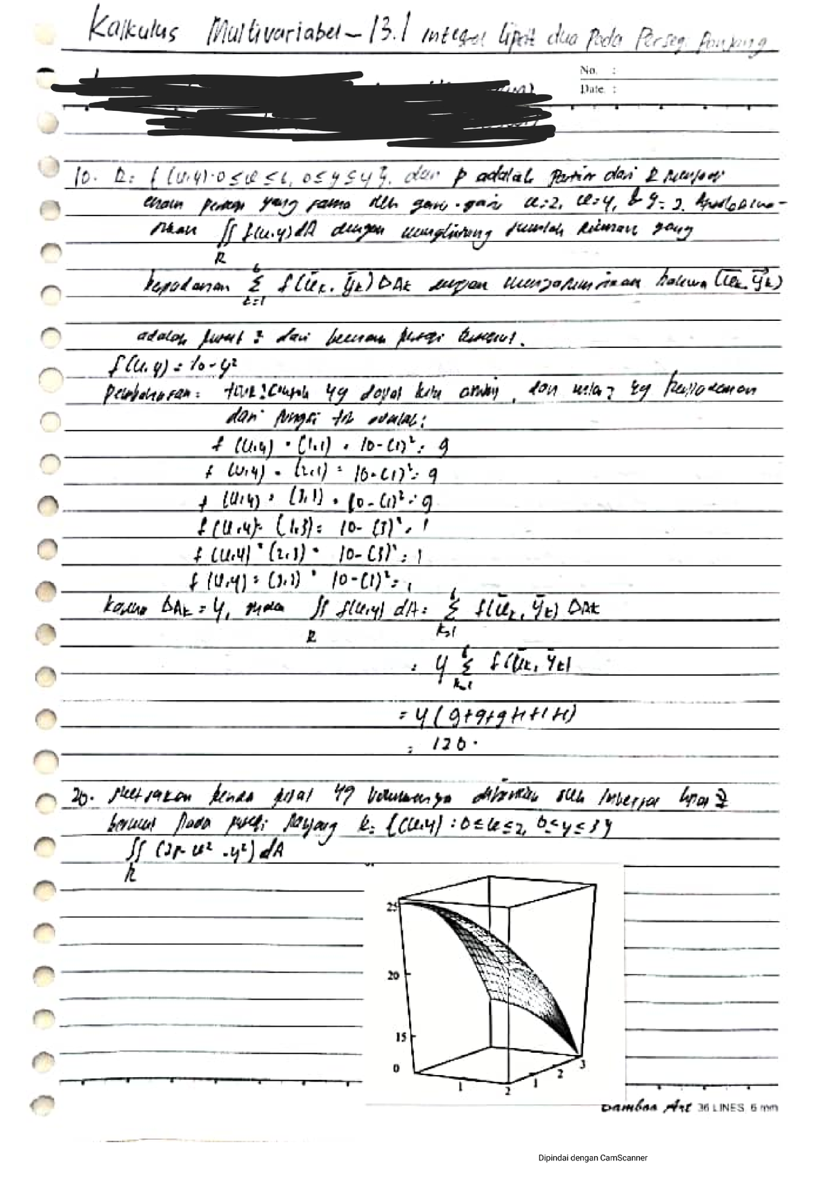 Multivariable Calculus Problem And Solution - Mathematics - Studocu