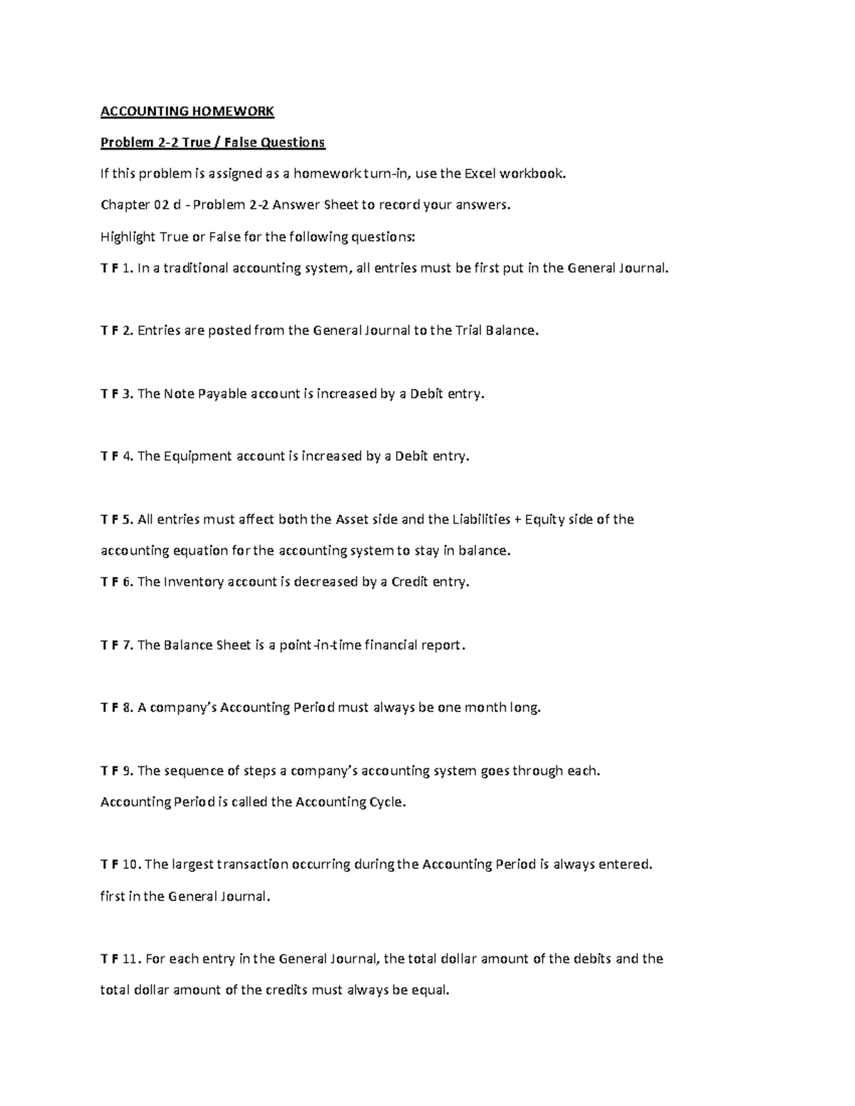 accounting homework chapter 2