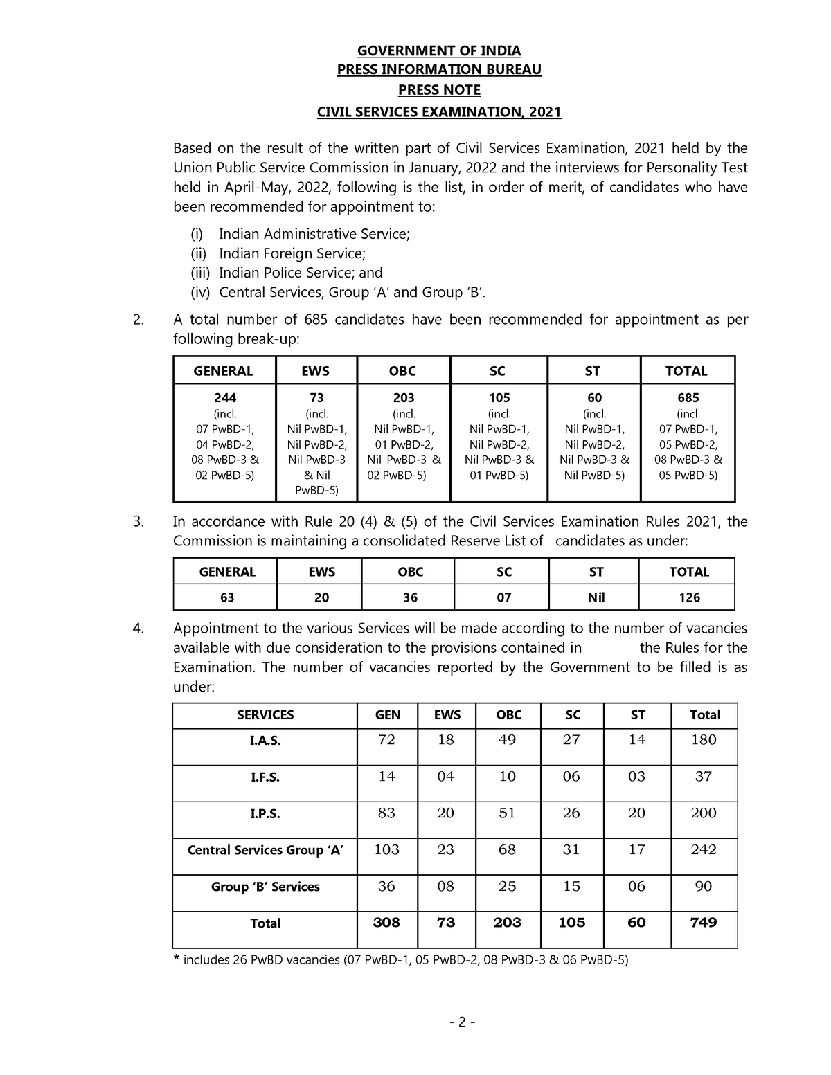 FR CSM 21 engl 300522 - GOVERNMENT OF INDIA PRESS INFORMATION BUREAU ...