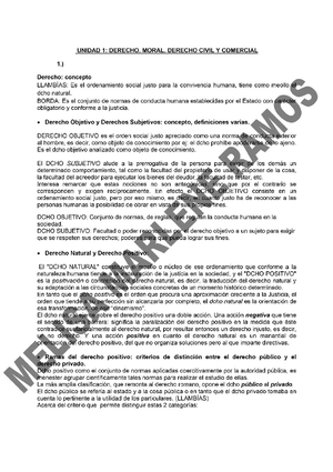 Unidad 2 der privado - Unidad 2 La ley 1) La ley concepto la ley es la ...
