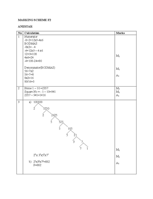 Mathematics form 1 mod23042022001 - - Studocu