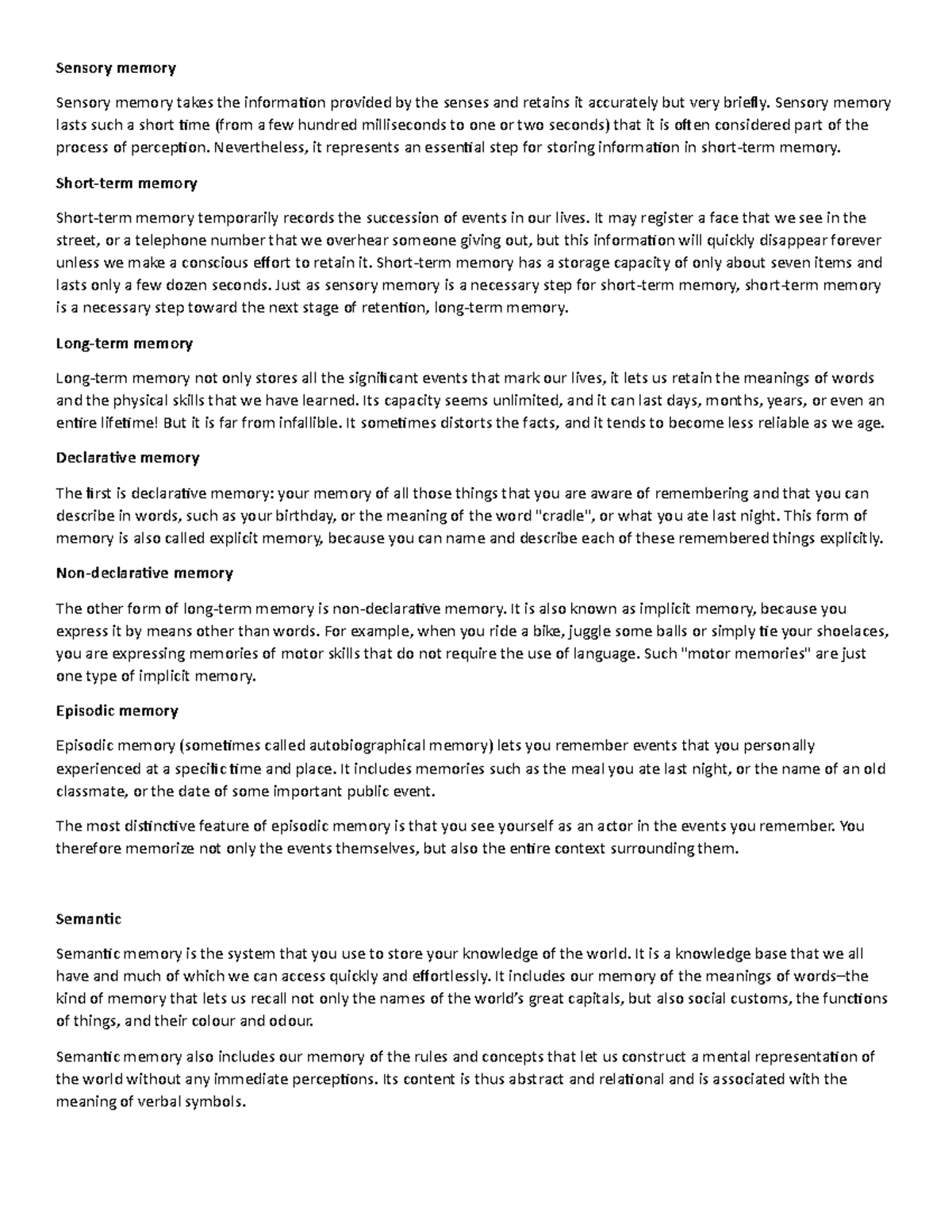 types-of-memory-integrated-mcat-course