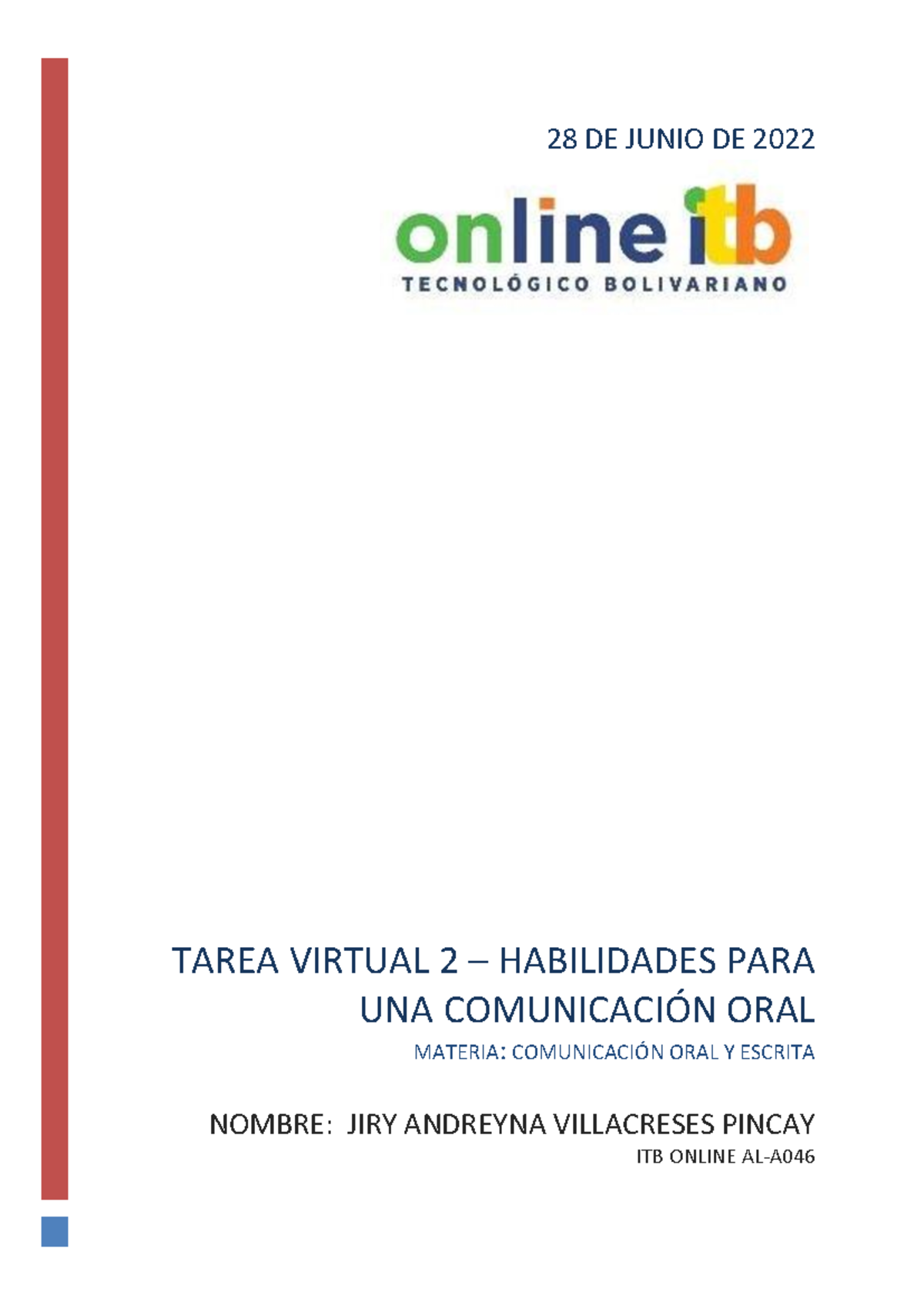 Tarea Virtual 2 COE - JIRY Villacreses Pincay - TAREA VIRTUAL 2 ...