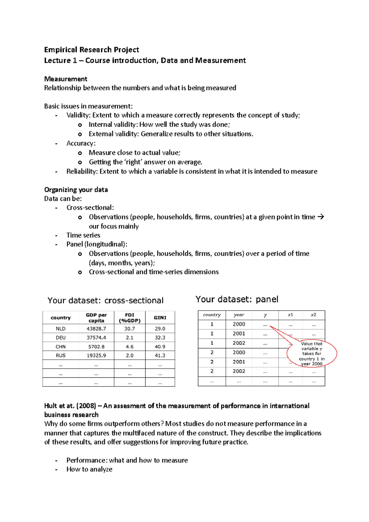 empirical research project