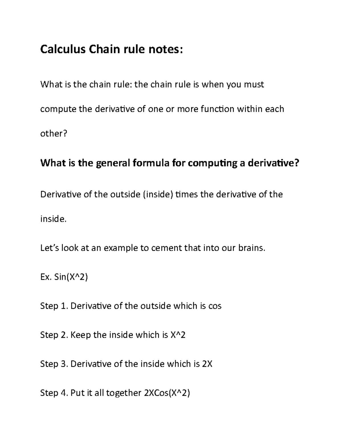 chain-rule-summary-calculus-calculus-chain-rule-notes-what-is-the