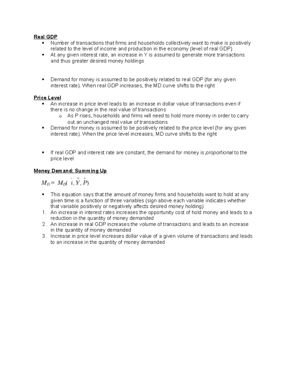 Real GDP - notes that will bring success on your econ test - Real GDP ...