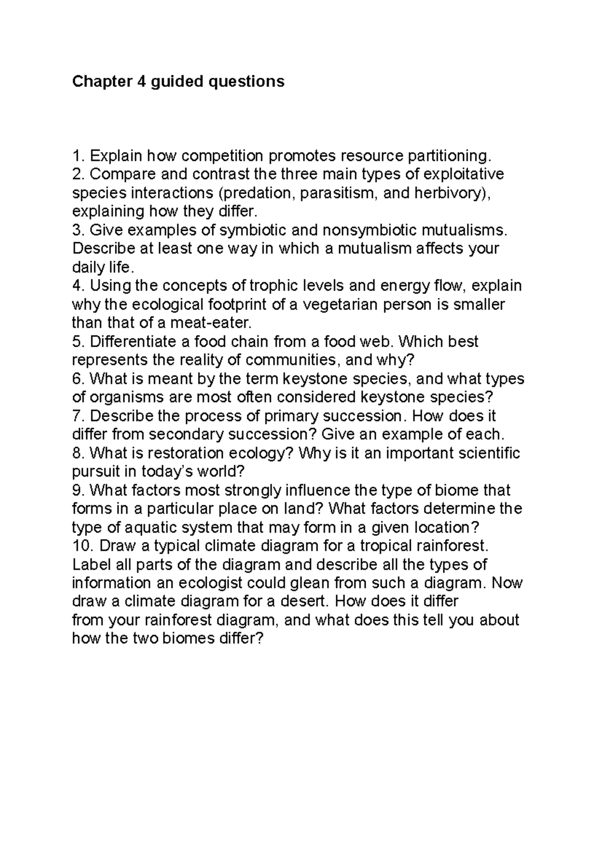 Chapter 4 guided questions - Chapter 4 guided questions Explain how ...