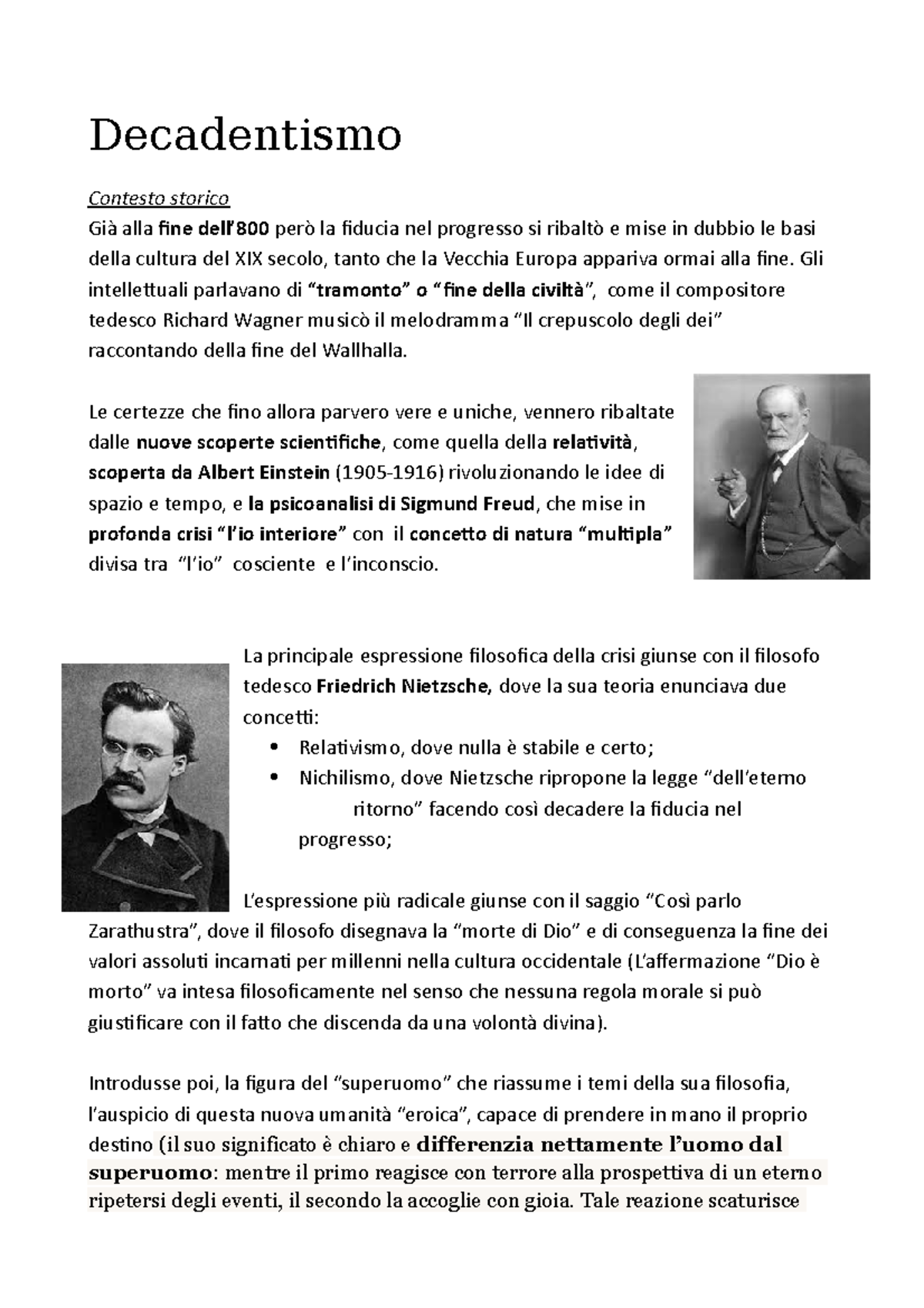 Decadentismo, caratteri ed evoluzione di fine 800 Decadentismo