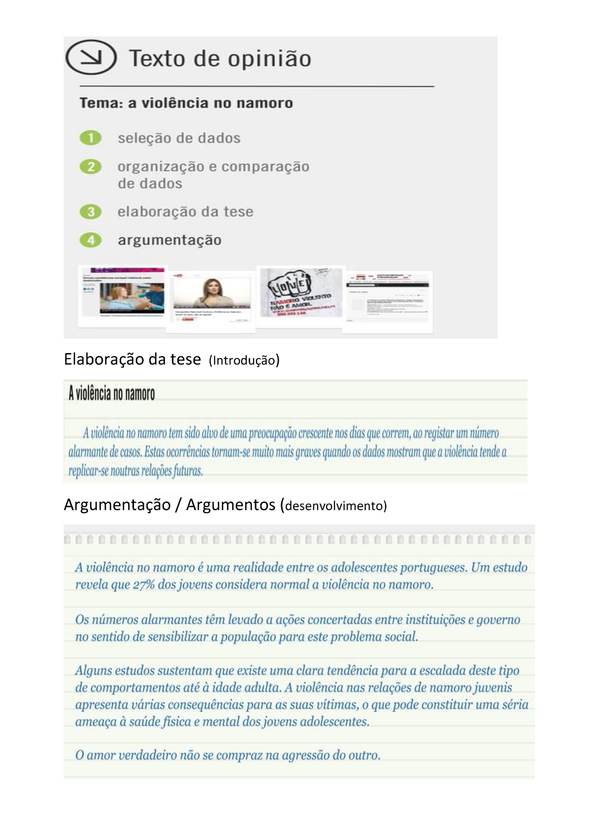 Texto De Opinião - Escrita (exemplo) E Dicas De Apres. Oral ...