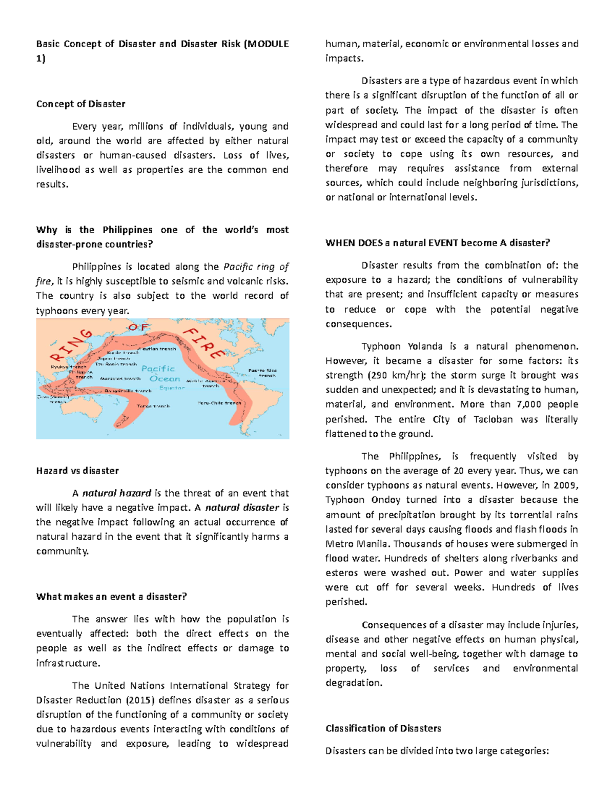 basic-concept-of-disaster-and-disaster-risk-module-1-basic-concept