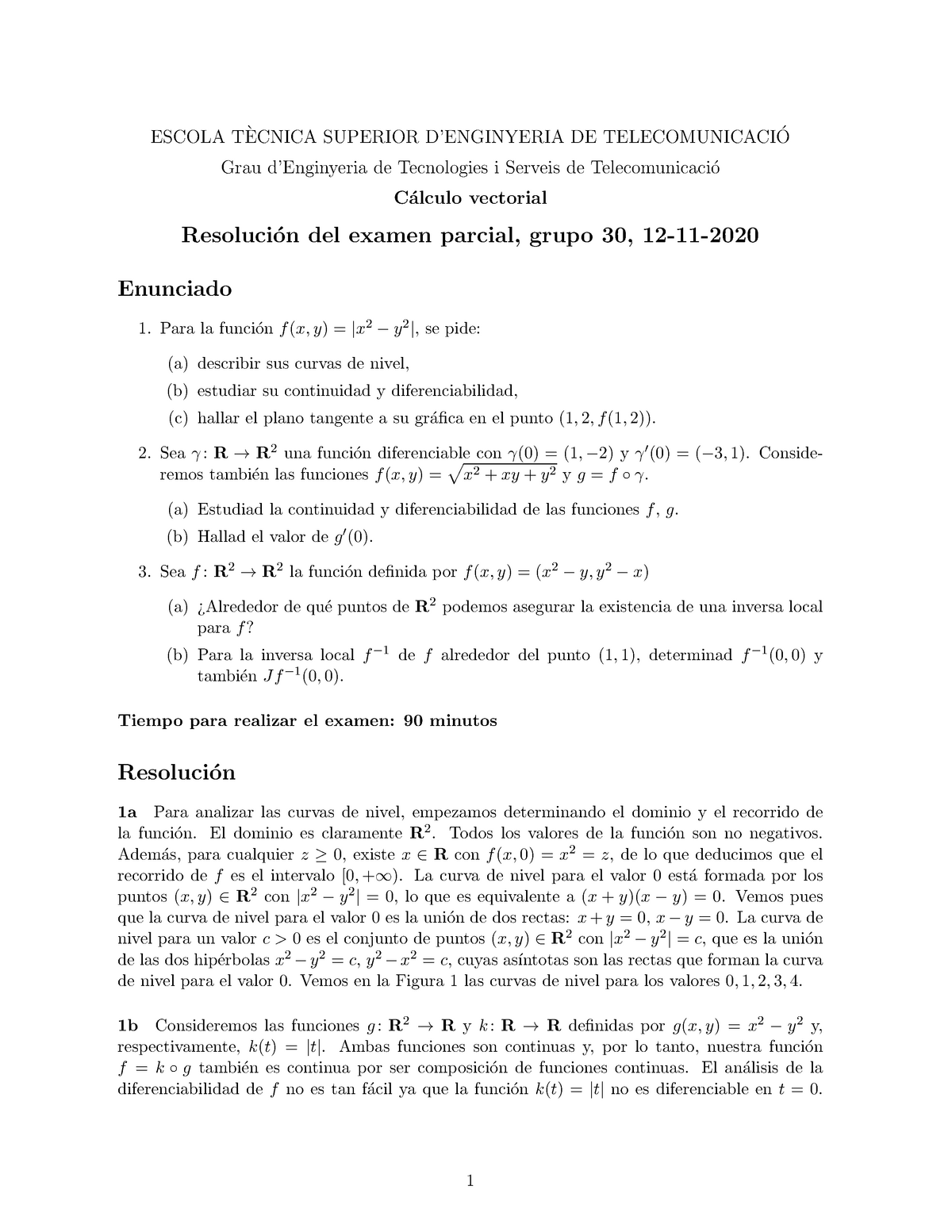 Solucion Examen Parcial Escola Tecnica Superior Enginyeria De Studocu