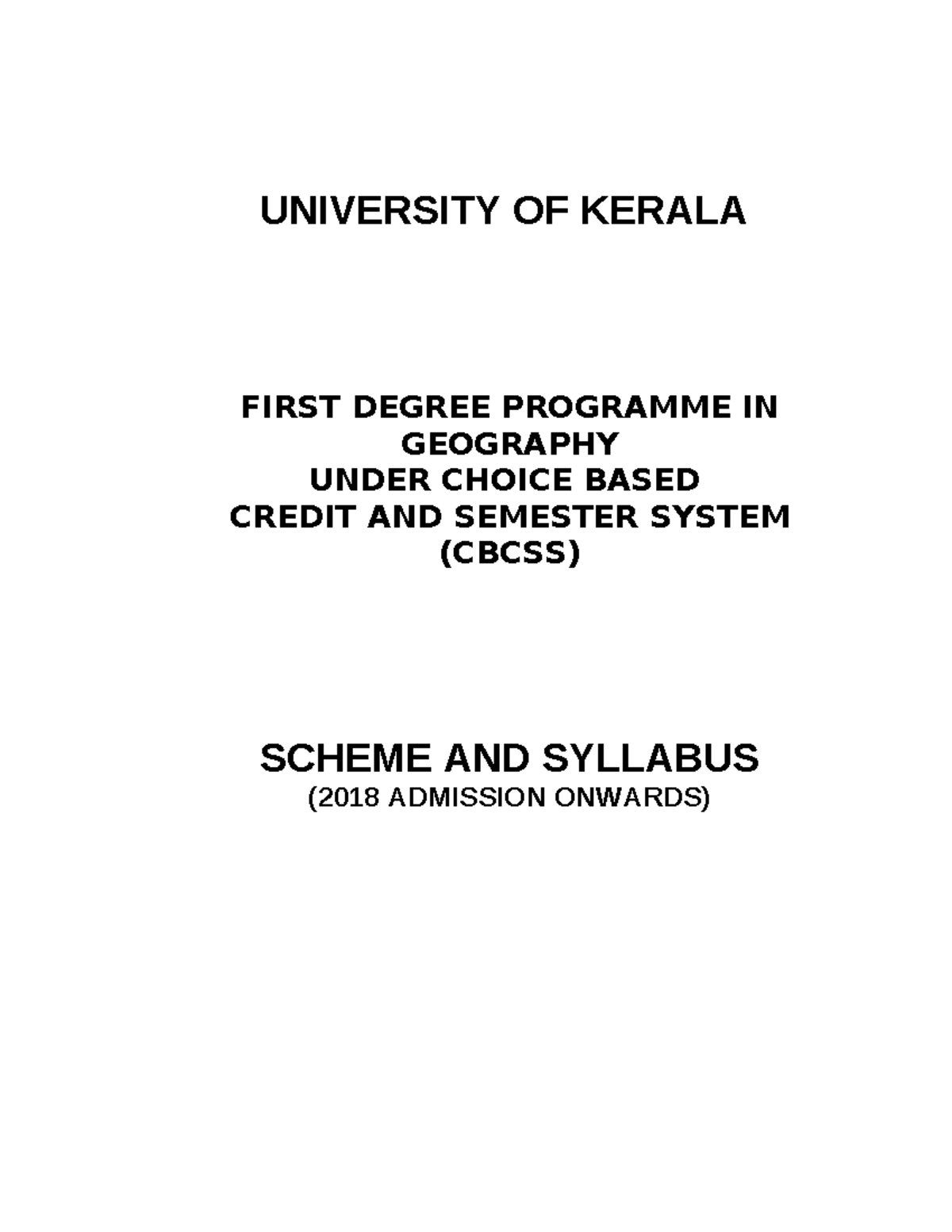 Bsc Geography Honours Eligibility Criteria