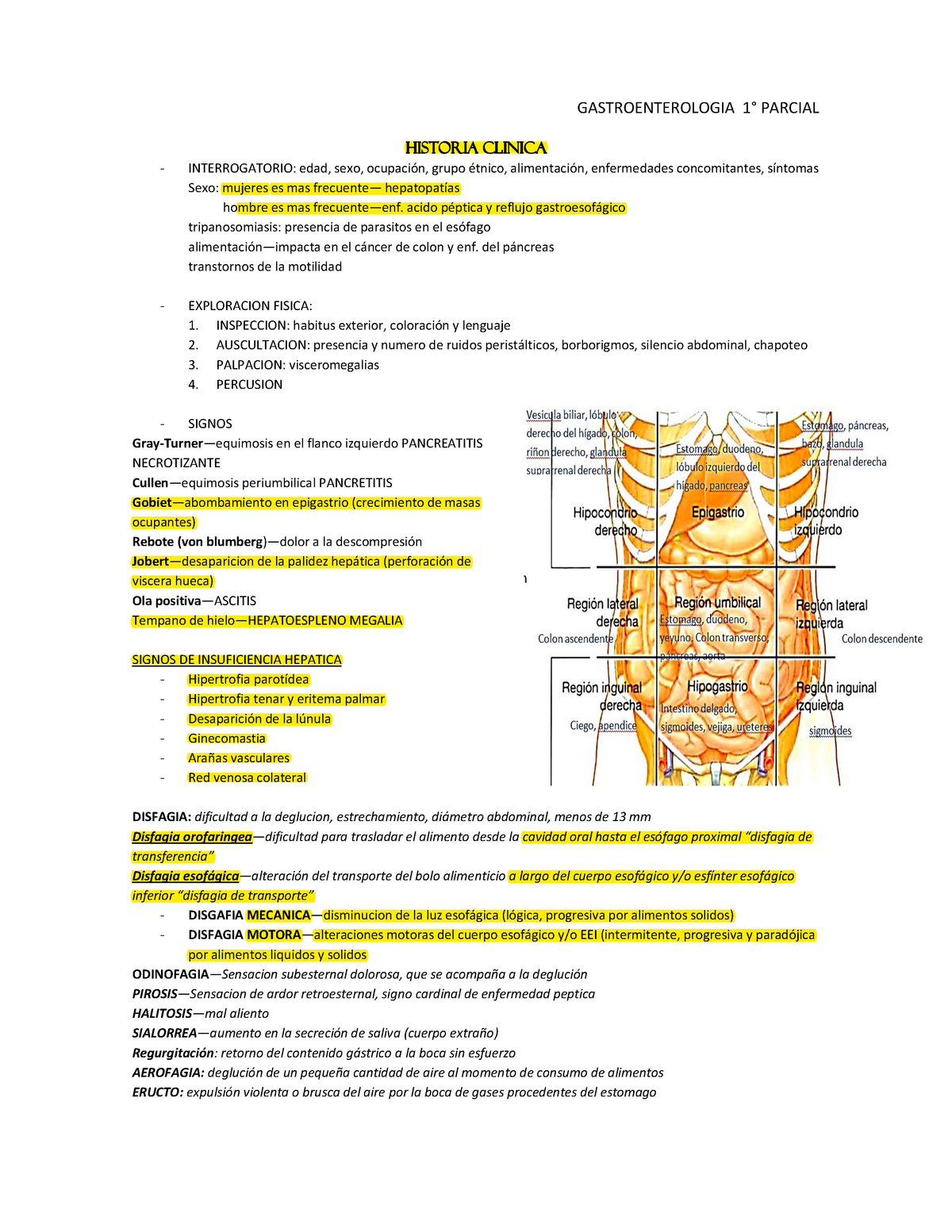 Exploracion Del Paciente Gastro, Hernia Hiatal, Esofagitis Infecciosa Y ...