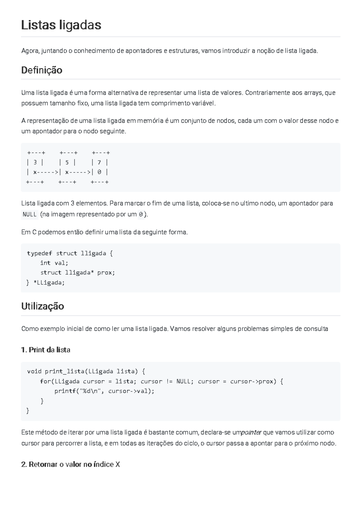 Linked Lists - Listas ligadasListas ligadas Agora, juntando o ...