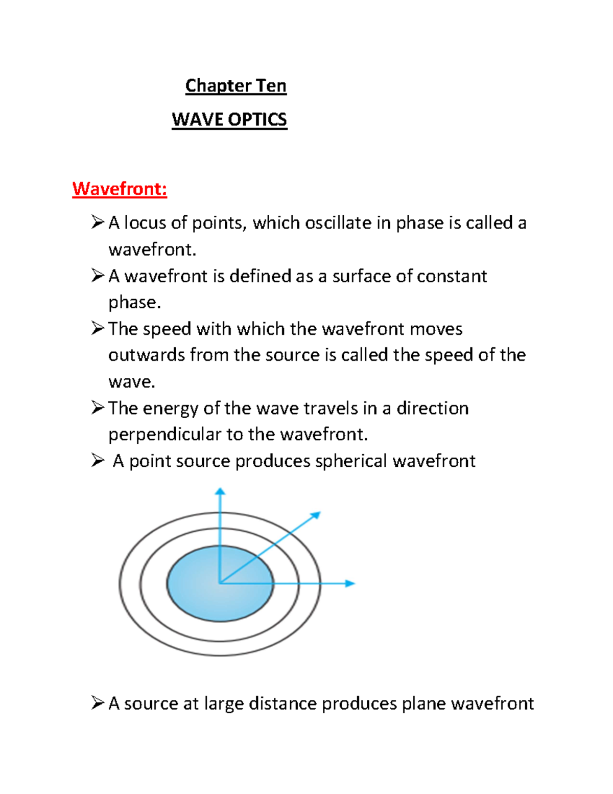 What Is Wave Front In Physics at Tim Malcolm blog