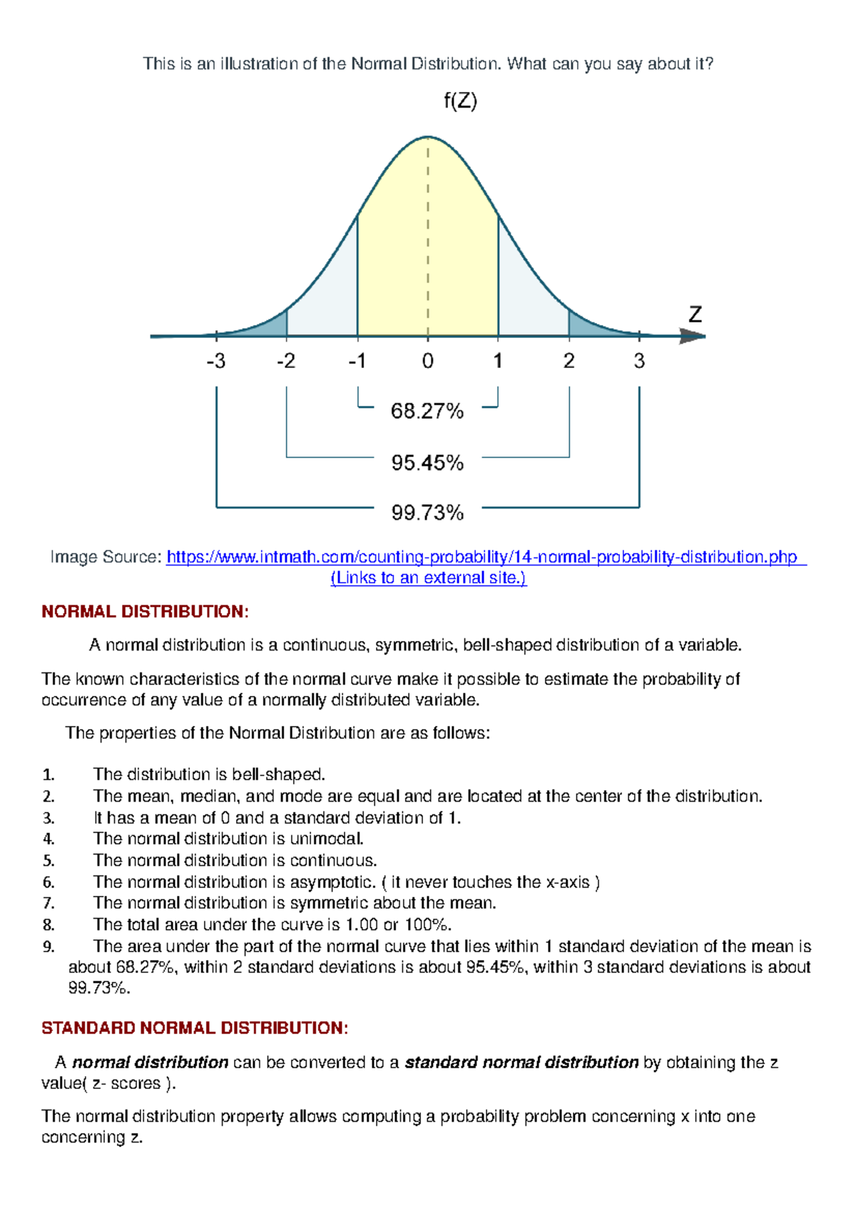 Module 4 - Lecture notes 4 - Mathematics In The Modern World - TIP ...