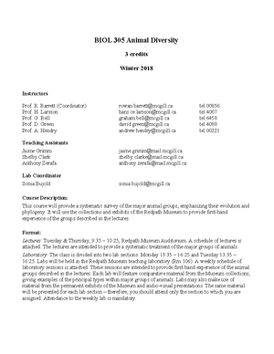 Biol 305 Lab 4 Crustacea - Biol 305 Animal Diversity Crustacea lab ...