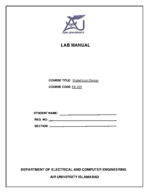 Lab 10 Tasks DLD - fsgbf - Department of Electrical Engineering Faculty ...