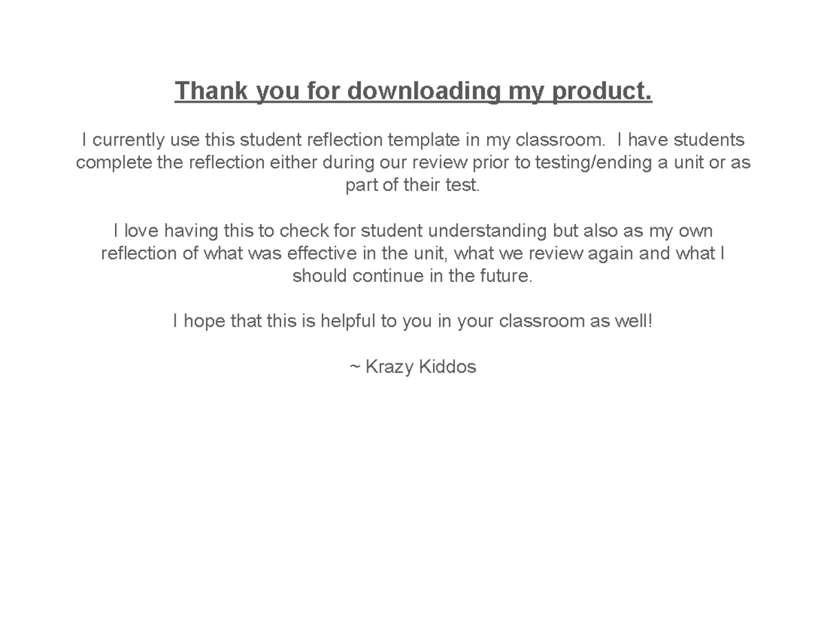 Endofunitreflection-1 - Computer Engineering - Thank you for ...
