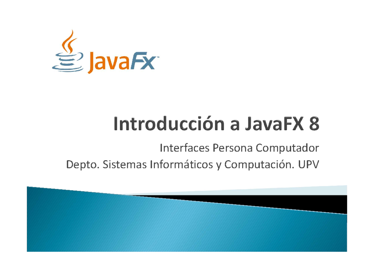 Preparación prácticas - Introducción a la programación Java FX 8 ...