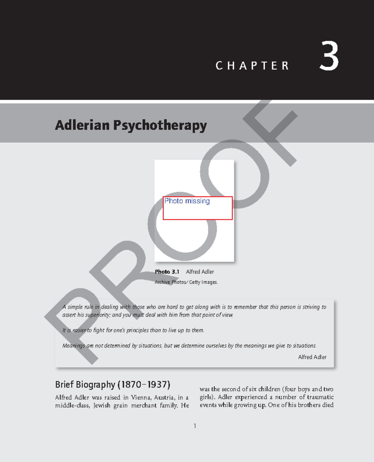 Adler's theory - ####### 11 Adlerian Psychotherapy Brief Biography ...