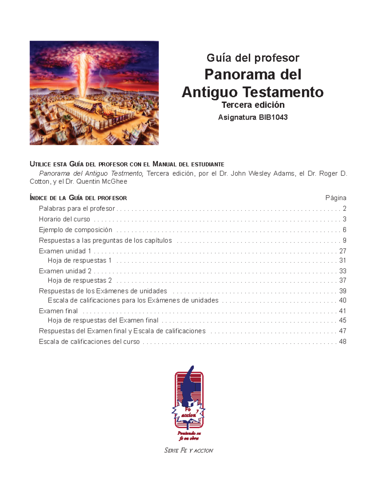 Guia del Profesor Panorama A.T - Guía del profesor Panorama del Antiguo ...