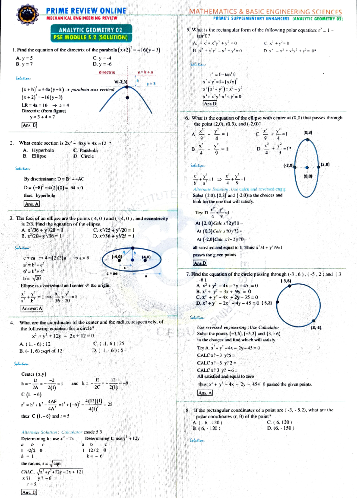 Scribd - Notes - PRIME REVIEW ONLINE MECHANICAL ENGINEERING REVIEW ...