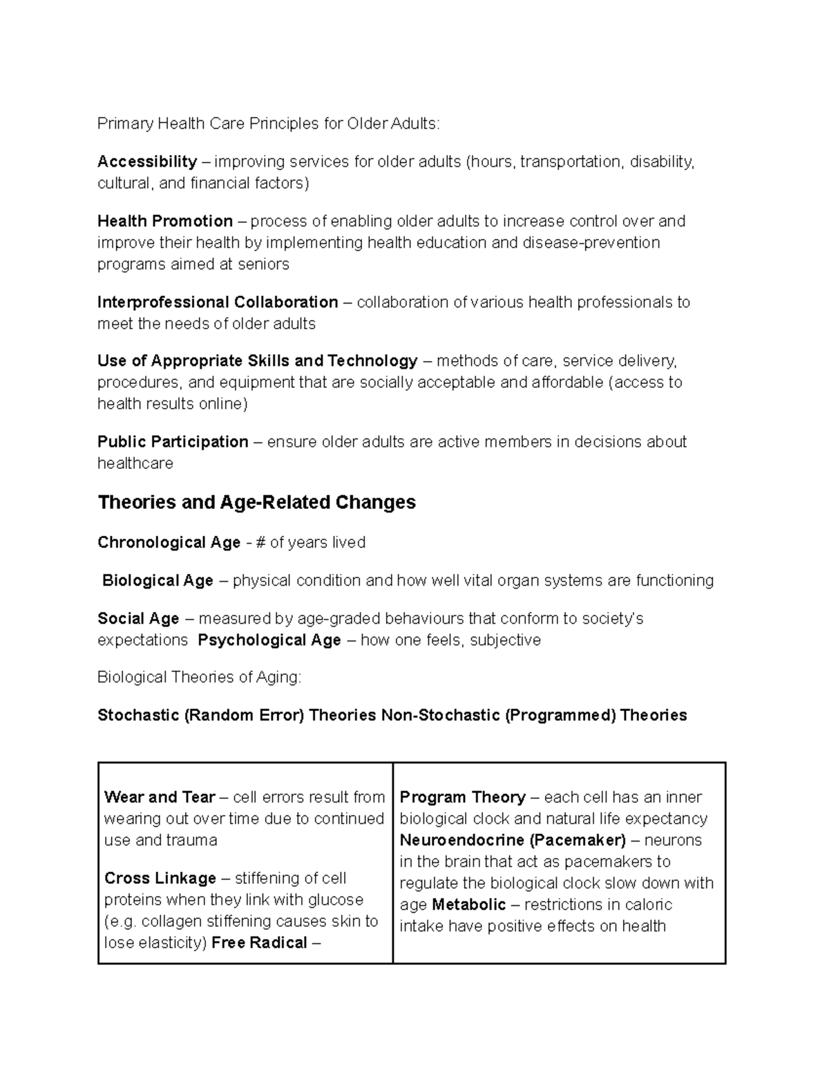 Primary Healthcare Principles for Older Adults - Primary Health Care ...