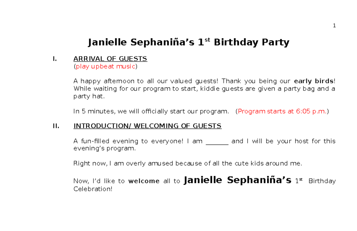 422878620-1st-birthday-script-janielle-sephani-a-s-1st-birthday-party