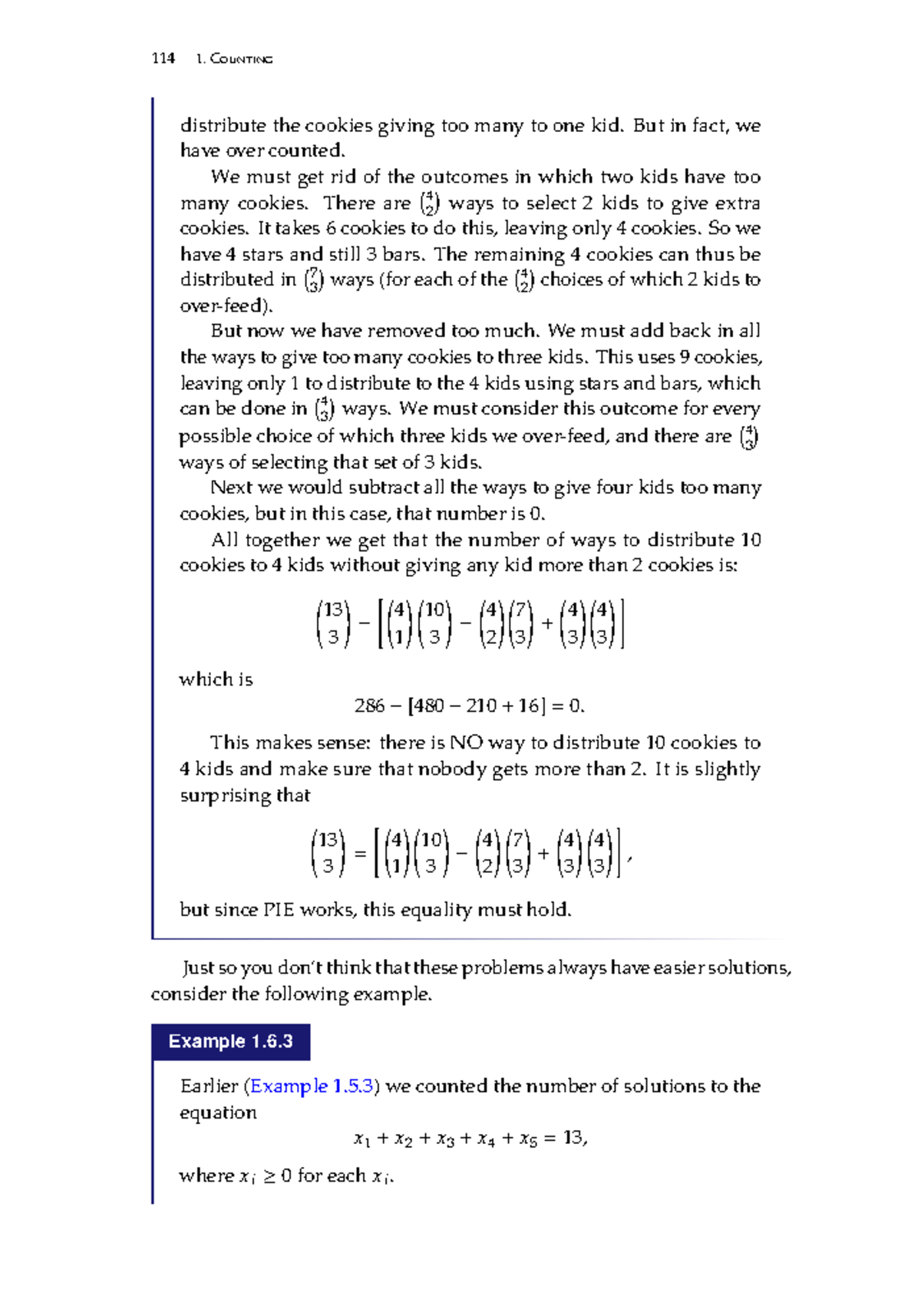 Discrete mathematics-44 - 114 1. Counting distribute the cookies giving ...