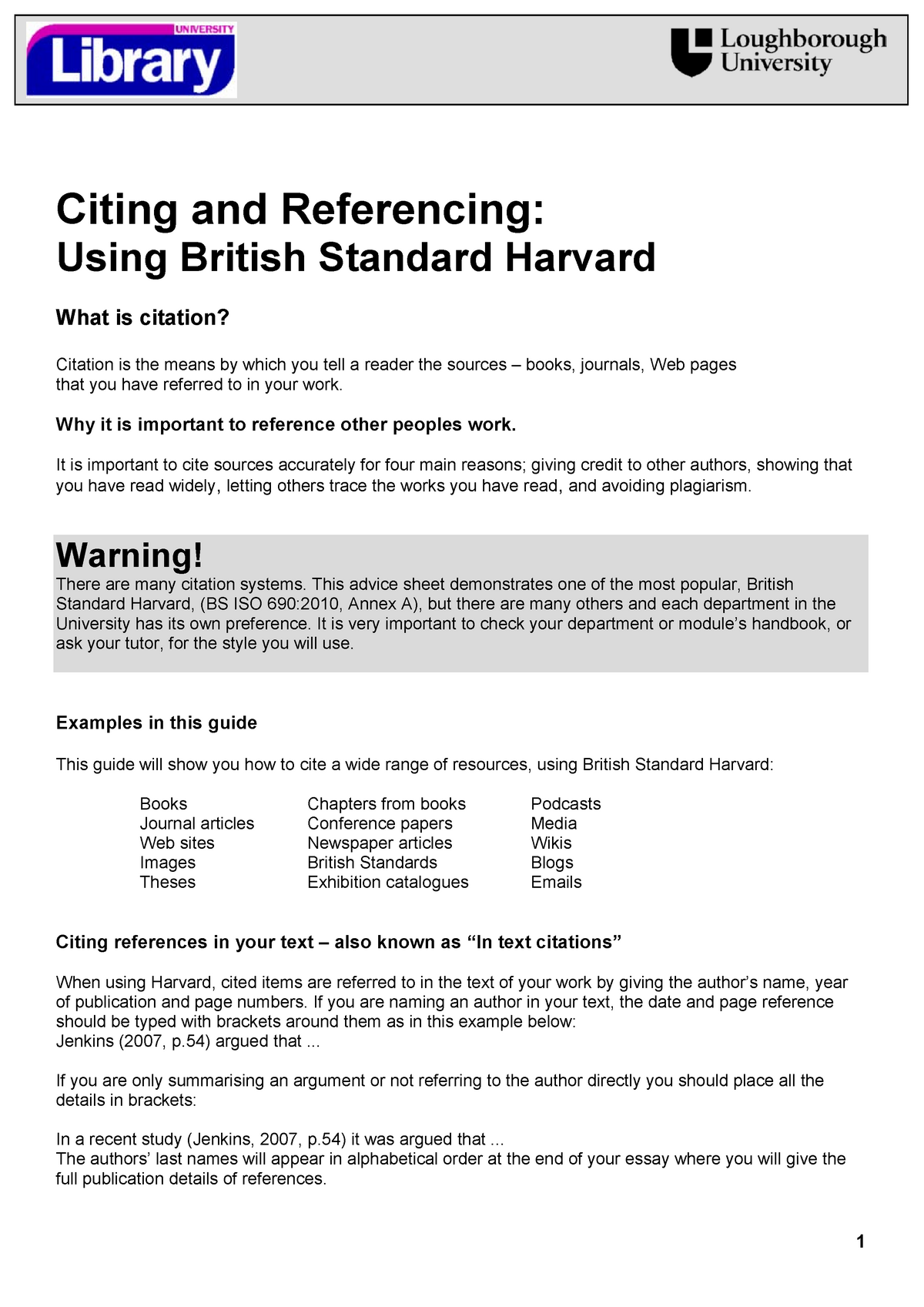 cite a website in text harvard