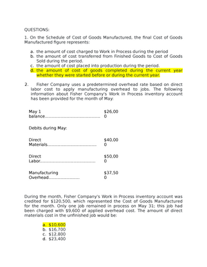 COST - COST ACCTG PRACTICE SET - Cost Acctg And Cost Management - UC ...